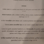 Boomerang Beach menu