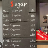 Coffee Sugar menu