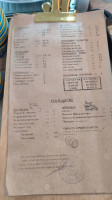 Prosta Kava menu