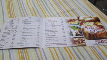Piazza Di Pizza menu