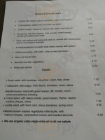 Mesogios menu