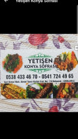 Yetisen Konya Sofrasi menu