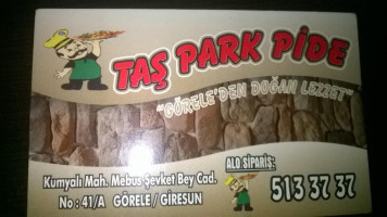 Tas Park Pide menu