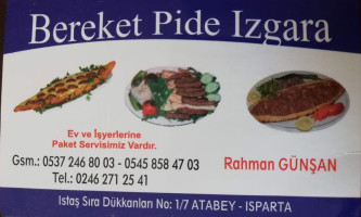 Salihin Yeri menu