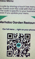 Merhaba Garden menu