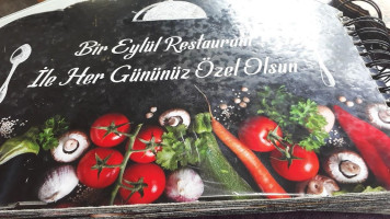 Bİr EylÜl Restorant menu