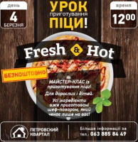 Fresh&hot menu