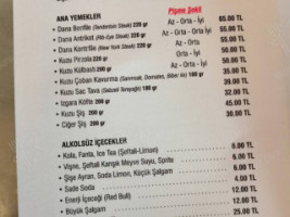Efe Et Evi menu