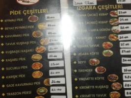 Sezgin Pide menu