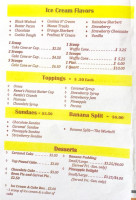 Yolo Art&lounge menu