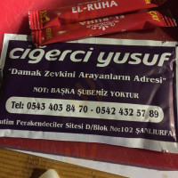Ciğerci Yusuf menu