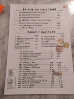 Gostilna Mahorčič menu