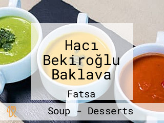 Hacı Bekiroğlu Baklava