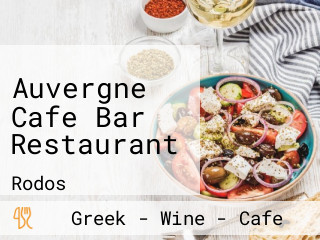 Auvergne Cafe Bar Restaurant